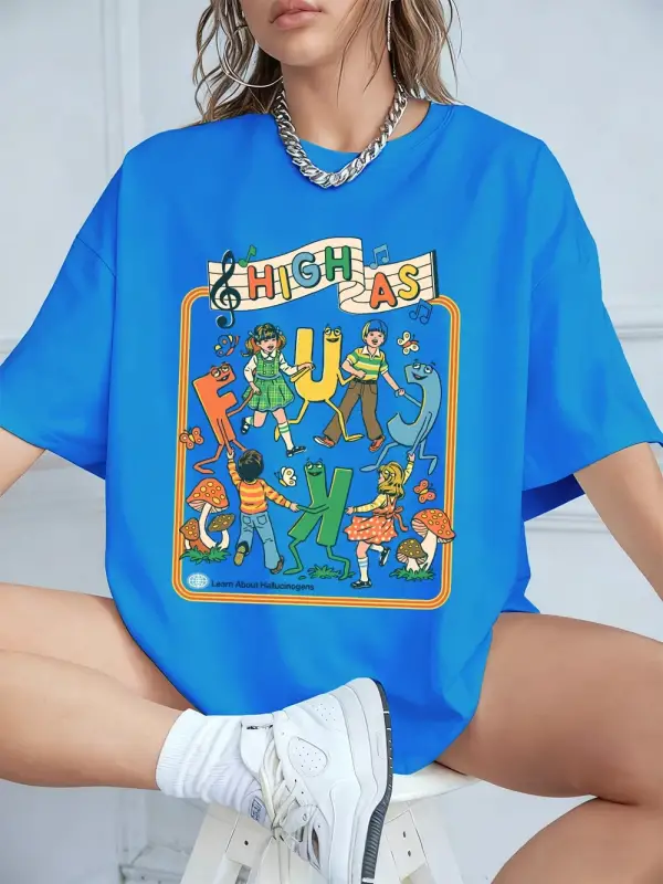 Urban Pop Graphic Kadın Tişört KoleksiyonuKod 5102