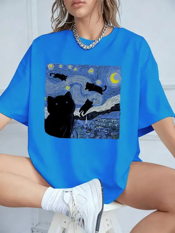 Urban Pop Graphic Kadın Tişört KoleksiyonuKod 5137