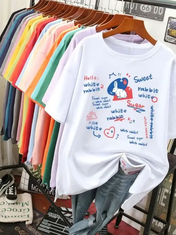 Urban Pop Graphic Kadın Tişört KoleksiyonuKod 5203