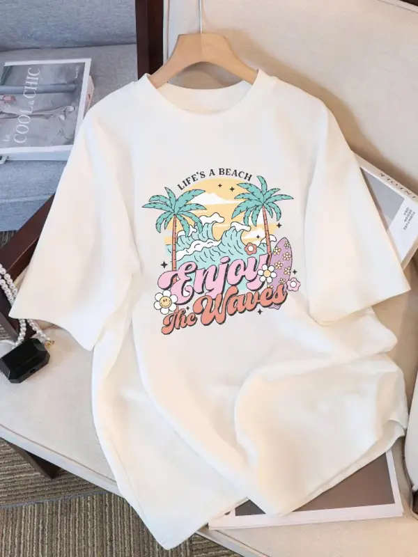 Urban Pop Graphic Kadın Tişört KoleksiyonuKod 5316