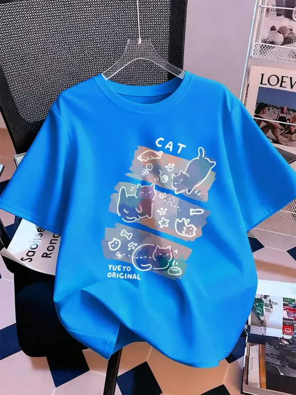 Urban Pop Graphic Kadın Tişört KoleksiyonuKod 5354