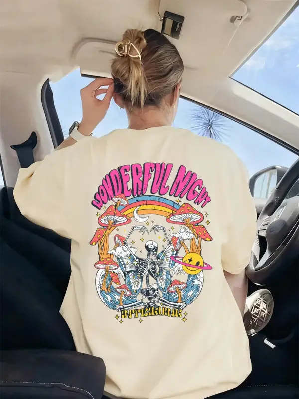 Urban Pop Graphic Kadın Tişört KoleksiyonuKod 5569