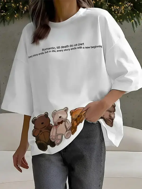 Urban Pop Graphic Kadın Tişört KoleksiyonuKod 5583