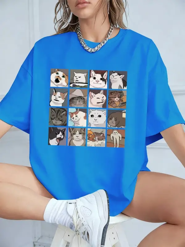 Urban Pop Graphic Kadın Tişört KoleksiyonuKod 5605