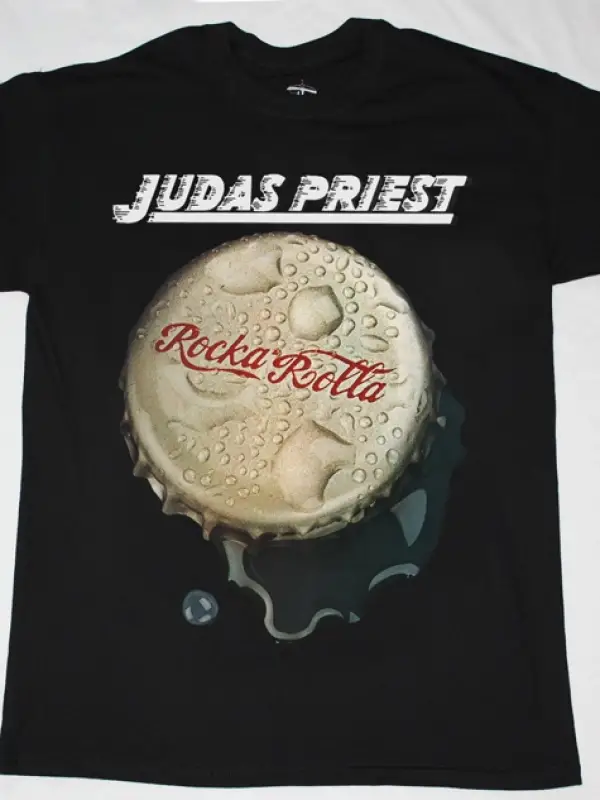 URIAH HEEP SALISBURY 1971 NEW BLACK T-SHIRT ÖN VE ARAKA BASKILI