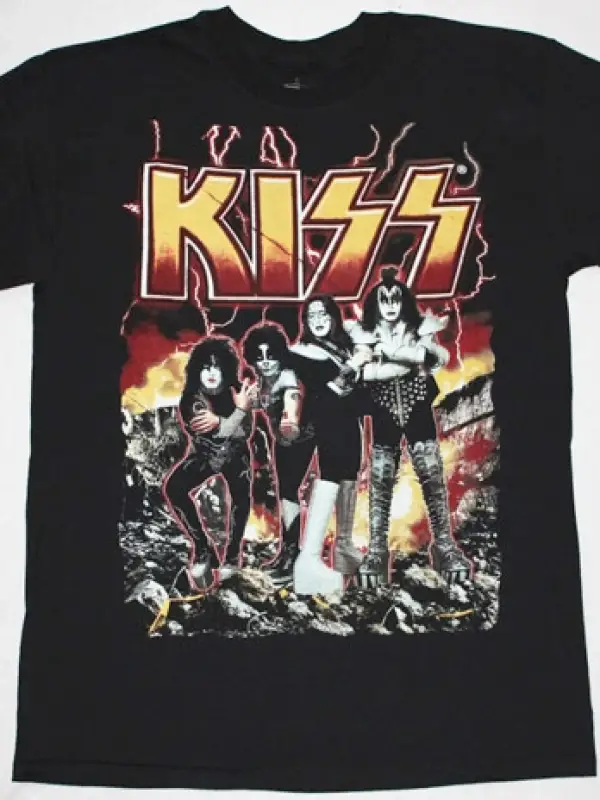 VAN HALEN WOMEN AND CHILDREN FIRST 1980 NEW WHITE T SHIRT ÖN VE ARAKA BASKILI