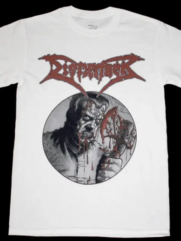 VOMITORY LOGO NEW BLACK T SHIRT ÖN VE ARAKA BASKILI