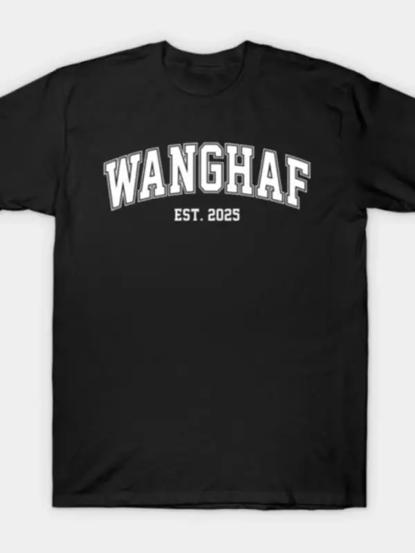 Wanghaf est 2025 Erkek Kadın Tişörtü %100 Pamuklu Tişörtler Kısa Kollu Üstler 1201-3