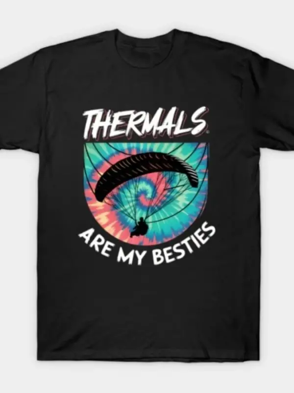 Yamaç paraşütü termal kıyafetleri benim en iyi arkadaşlarım komik yamaç paraşütü tişörtü erke