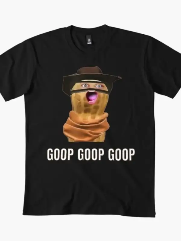Yanmış Fıstık Komik GOOP Bay Fıstık Bungulator T-shirt Erkekler Kadınlar Için % 100% Pamuk T