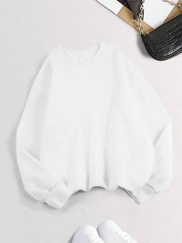 YENI Kış Bayanlar Katı Kapüşonlular Temel Sıcak Polar Tişörtü Yumuşak Nefes Alabilen O-Boyun