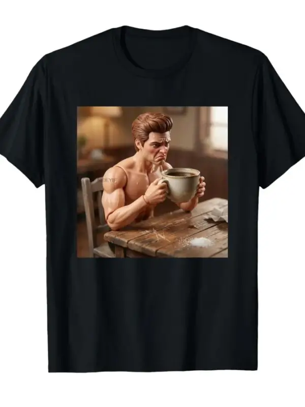 Yeni Komik Sıkıntılı Bebek Erkek Meme T-shirt Erkekler Kadınlar Için % 100% Pamuk T Shirt Kıs