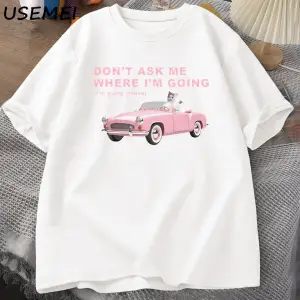 Ben Uia Kedi T-shirt Erkek Kadın Hip Hop Müzik Pamuk Kısa Kollu Yuvarlak Boyun Tshirt erkek 2875