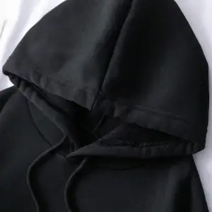 . Essnce Butterfly Print Kangaroo Pocket Drawstring Lined Hoodie Siyah