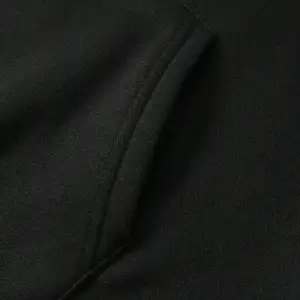 . Essnce Floral & Butterfly Print Kangaroo Pocket Drawstring Hoodie Siyah