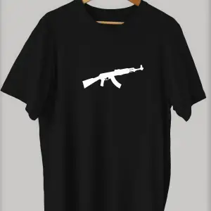 -wed Ak 47 (keleş) Baskılı Oversize T-shirt ( Tişört )sokak Tarzı