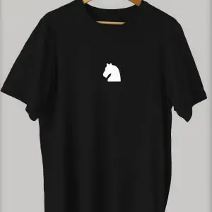 -wed Satranç At Baskılı Oversize T-shirt ( Tişört )sokak Tarzı