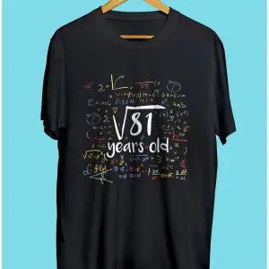 18 Yaş Matematik Öğrenci Tasarım Baskılı Unisex Tişört