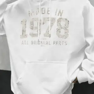 1978de Üretilmiştir Tüm Orijinal Parçalar Baskılı Erkek Günlük Moda Kapüşonlular Büyük Beden