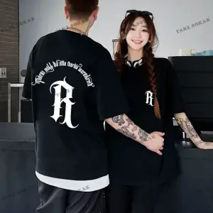 2 Adet Tir Harajuku Style Çift Sevgili Kombinleri Couple Clothing Yeni Sezon
