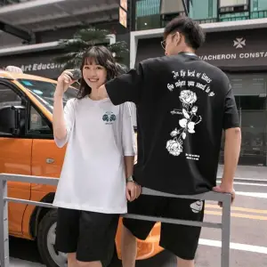 2 Adet Tir Harajuku Style Çift Sevgili Kombinleri Couple Clothing Yeni Sezon