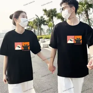 2 Adet Tir Harajuku Style Çift Sevgili Kombinleri Couple Clothing Yeni Sezon