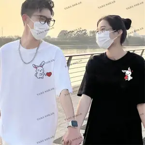 2 Adet Tir Harajuku Style Çift Sevgili Kombinleri Couple Clothing Yeni Sezon