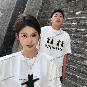 2 Adet Tir Harajuku Style Çift Sevgili Kombinleri Couple Clothing Yeni Sezon