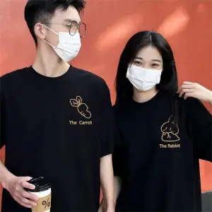 2 Adet Tir Harajuku Style Çift Sevgili Kombinleri Couple Clothing Yeni Sezon
