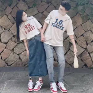2 Adet Tir Harajuku Style Çift Sevgili Kombinleri Couple Clothing Yeni Sezon