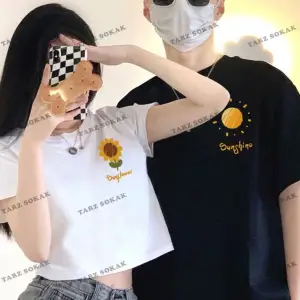 2 Adet Tir Harajuku Style Çift Sevgili Kombinleri Couple Clothing Yeni Sezon