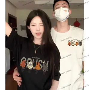 2 Adet Tir Harajuku Style Çift Sevgili Kombinleri Couple Clothing Yeni Sezon
