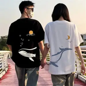 2 Adet Tir Harajuku Style Çift Sevgili Kombinleri Couple Clothing Yeni Sezon