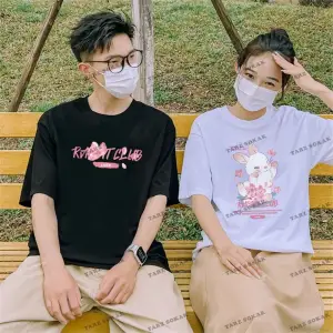 2 Adet Tir Harajuku Style Çift Sevgili Kombinleri Couple Clothing Yeni Sezon