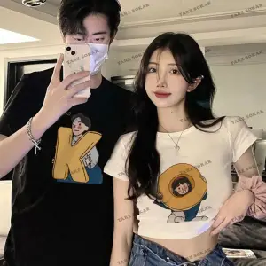 2 Adet Tir Harajuku Style Çift Sevgili Kombinleri Couple Clothing Yeni Sezon