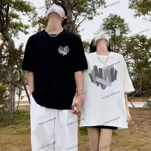 2 Adet Tir Harajuku Style Çift Sevgili Kombinleri Couple Clothing Yeni Sezon