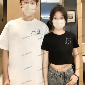 2 Adet Tir Harajuku Style Çift Sevgili Kombinleri Couple Clothing Yeni Sezon