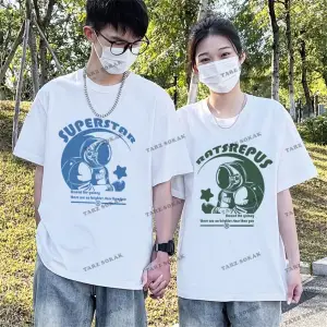 2 Adet Tir Harajuku Style Çift Sevgili Kombinleri Couple Clothing Yeni Sezon