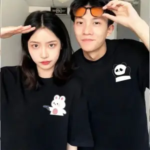 2 Adet Tir Harajuku Style Çift Sevgili Kombinleri Couple Clothing Yeni Sezon