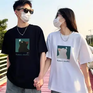 2 Adet Tir Harajuku Style Çift Sevgili Kombinleri Couple Clothing Yeni Sezon