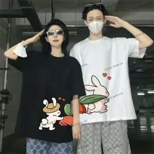 2 Adet Tir Harajuku Style Çift Sevgili Kombinleri Couple Clothing Yeni Sezon