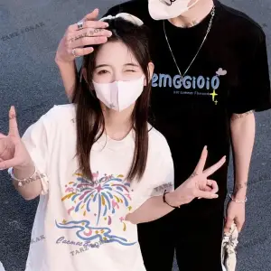 2 Adet Tir Harajuku Style Çift Sevgili Kombinleri Couple Clothing Yeni Sezon