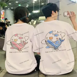 2 Adet Tir Harajuku Style Çift Sevgili Kombinleri Couple Clothing Yeni Sezon