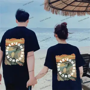 2 Adet Tir Harajuku Style Çift Sevgili Kombinleri Couple Clothing Yeni Sezon