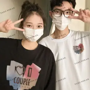 2 Adet Tir Harajuku Style Çift Sevgili Kombinleri Couple Clothing Yeni Sezon