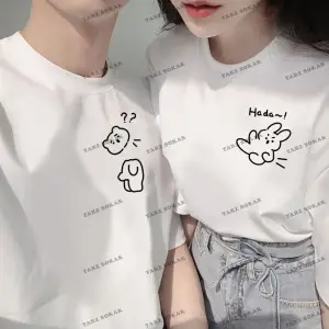 2 Adet Tir Harajuku Style Çift Sevgili Kombinleri Couple Clothing Yeni Sezon