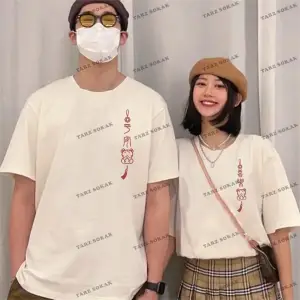 2 Adet Tir Harajuku Style Çift Sevgili Kombinleri Couple Clothing Yeni Sezon