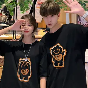 2 Adet Tir Harajuku Style Çift Sevgili Kombinleri Couple Clothing Yeni Sezon