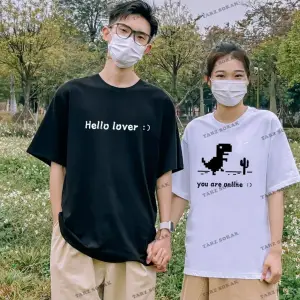 2 Adet Tir Harajuku Style Çift Sevgili Kombinleri Couple Clothing Yeni Sezon