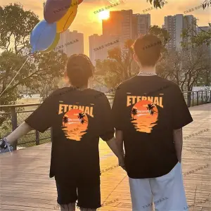 2 Adet Tir Harajuku Style Çift Sevgili Kombinleri Couple Clothing Yeni Sezon